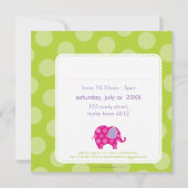 003-Katie :: BIRTHDAY PARTY招待状- elephant SQ 招待状 (裏面)