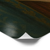 004_A fairy princess in muted rose and teal green. ポスター (コーナー)