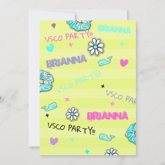 00510代の若者ガールのパーティーvscoトレンドをテーマ (裏面)