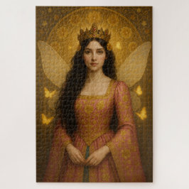 005_A fairy princess in rose pink. ジグソーパズル