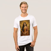 005_A fairy princess in rose pink. トライブレンドＴシャツ (正面全面)