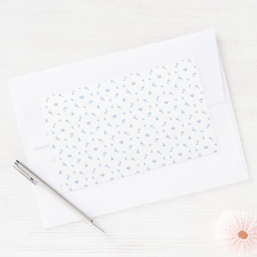 006宇宙 長方形シール (封筒)