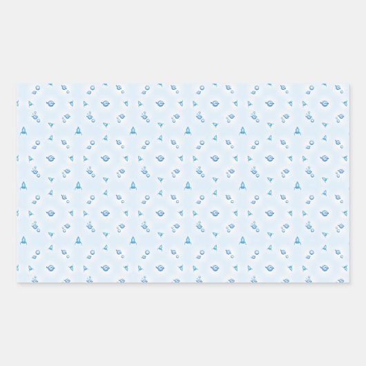 006宇宙 長方形シール (正面)