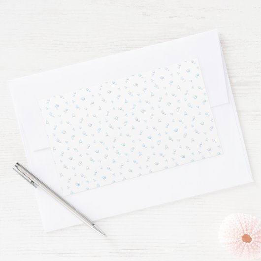 006宇宙 長方形シール (封筒)