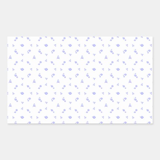 006宇宙 長方形シール (正面)