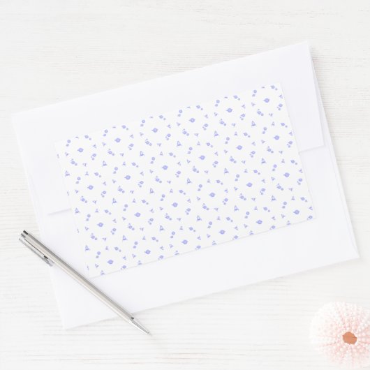 006宇宙 長方形シール (封筒)