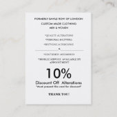 0065720-R3-007-2、St. Clairは合を…予約しました 割引カード (裏面)