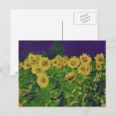 0067 le champ desのtournesols ポストカード (正面/裏面)
