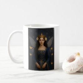 006_A fairy princess in royal blue. コーヒーマグカップ