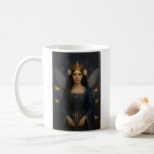 006_A fairy princess in royal blue. コーヒーマグカップ