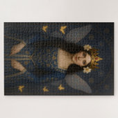 006_A fairy princess in royal blue. ジグソーパズル (横)