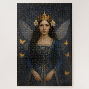 006_A fairy princess in royal blue. ジグソーパズル