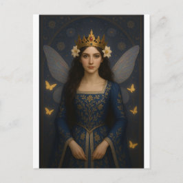 006_A fairy princess in royal blue. ポストカード