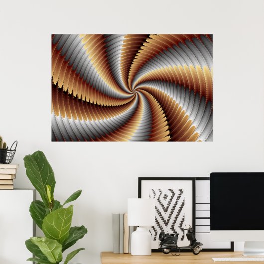 007フラクタル ポスター (ホームオフィス)