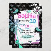 00710代の若者ガールのパーティーvscoトレンドをテーマ (正面/裏面)