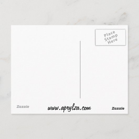 0071-le champ de lavande ポストカード (裏面)