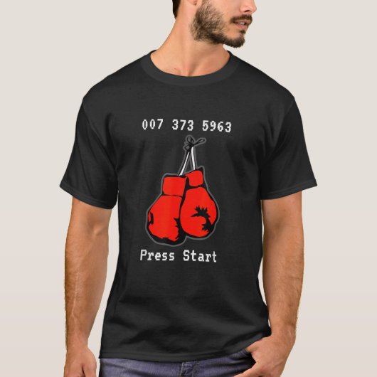 007 373 5963 The Dream Fight Video Game Code Boxin Tシャツ (正面)