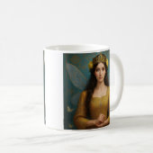 007_A fairy princess in golden yellow.  コーヒーマグカップ (正面右)