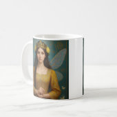 007_A fairy princess in golden yellow.  コーヒーマグカップ (正面左)