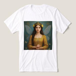 007_A fairy princess in golden yellow. トライブレンドTシャツ