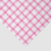 009 Fuchsia Bright Pink Gingham Tissue Paper 薄葉紙 (詳細)