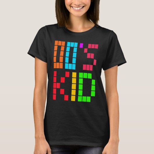 00's Kid服装女性メンズヴィンテージレトロ2000's Kid Tシャツ (正面)