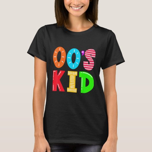 00's Kid服装女性メンズヴィンテージレトロ2000's Kid Tシャツ (正面)