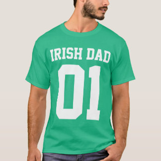 #01アイルランドのパパはカスタマイズ Tシャツ