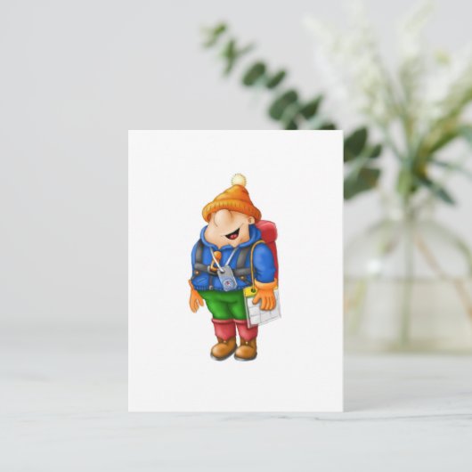 01ハイカー ポストカード (スタンド正面)