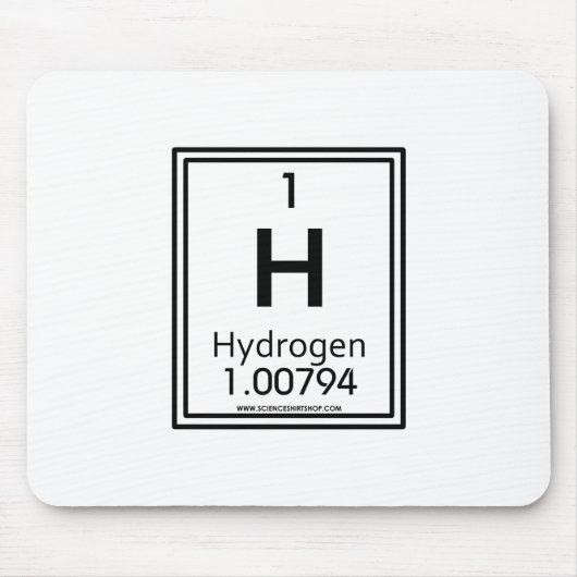 01水素 マウスパッド (正面)
