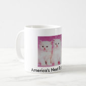 010のアメリカの次の上モデル! コーヒーマグカップ (正面左)