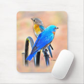 010ブルーバード愛7.75x9.25マウスパッド マウスパッド (マウス)