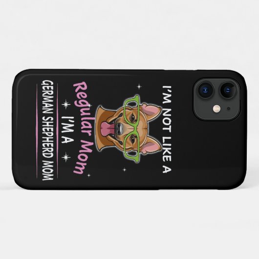 010私は普通のママとは違うドイツの聖句である Case-Mate iPhoneケース (裏面(横))