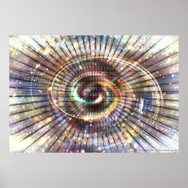 0100101010010101 (part 2) |バイナリCyberspace ポスター