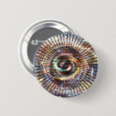 01001010100101101 -ボタン 缶バッジ (正面&裏面)