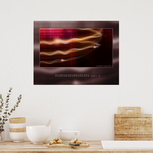 01001010100101101 – ポスター (キッチン)