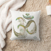 0101 Om 3、装飾用クッション20"x20" クッション (ブランケット)