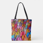 0102 -猫のトートバック トートバッグ (裏面)