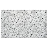 010316ネットワーク – 黒（白） ファブリック (ヤード)