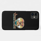 011レトロドイツ羊飼いハートビートヴィンテージ Case-Mate iPhoneケース (裏面(横))