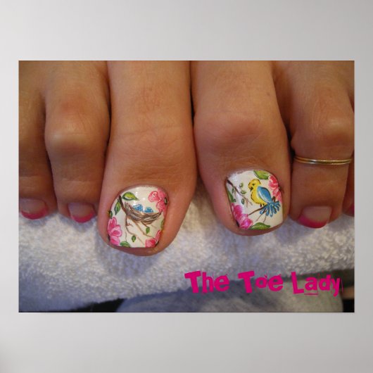 011，つま先の女性 ポスター (正面)