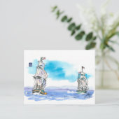 (014)艦艇の海戦 ポストカード (スタンド正面)