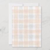 014 Latte 020 Fog Sun Plaid Stork Baby Shower 招待状 (裏面)