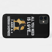 015必要なのは愛とドイツの羊飼い Case-Mate iPhoneケース (裏面(横))