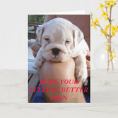 015、早く良感じくなってほしい カード (黄色い花)