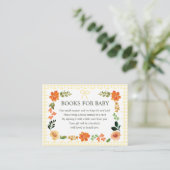 015 Lemon Gingham Baby Shower Enclosure Card エンクロージャーカード (スタンド正面)