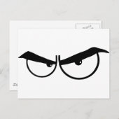 0162怒 – マニアの目怒 ポストカード (正面/裏面)