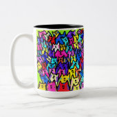 0162 - CATS Mug ツートーンマグカップ (左)