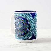 0166 - Royal Blue Mug ツートーンマグカップ (正面左)