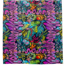 0168 - Marine Life – シャワーカーテン